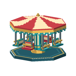 Swing Carousel — a Minecraft Model made with resourcepack.ai
