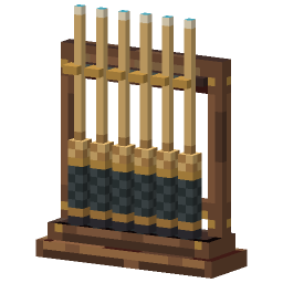 Pool Cue Rack — a Minecraft Model made with resourcepack.ai