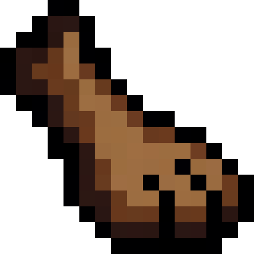 Rabbit Foot — a Minecraft Item (2D) made with resourcepack.ai