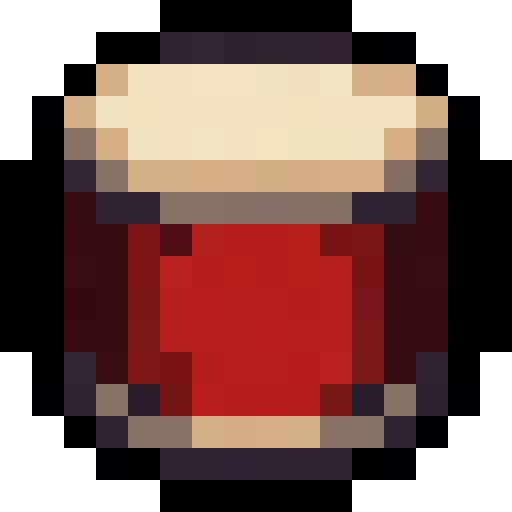 Red Drum — a Minecraft Item (2D) made with resourcepack.ai