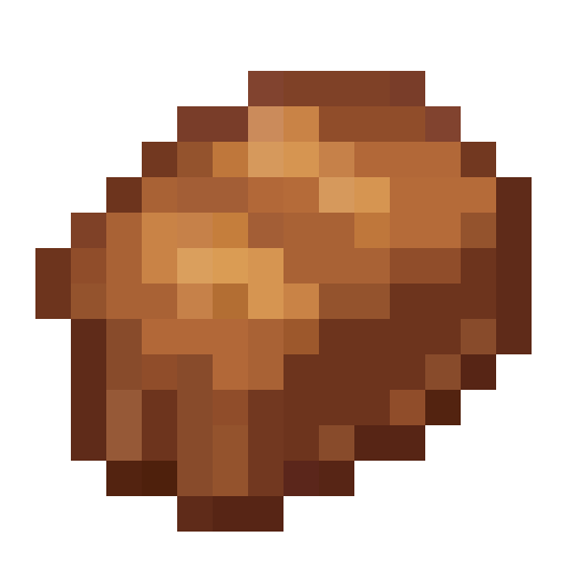 Brown Bread Loaf — a Minecraft Item made with resourcepack.ai