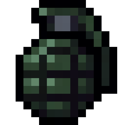 Grenade Icon — a Minecraft Item (2D) made with resourcepack.ai