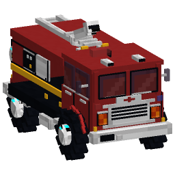 Fire Engine — a modern Minecraft Model made with resourcepack.ai
