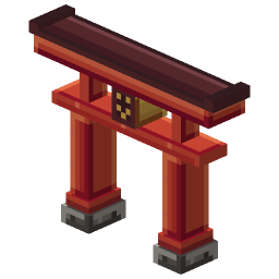Vermilion Torii Gate — a Minecraft Model made with resourcepack.ai