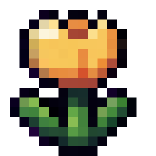Orange Tulip — a Minecraft Item (2D) made with resourcepack.ai