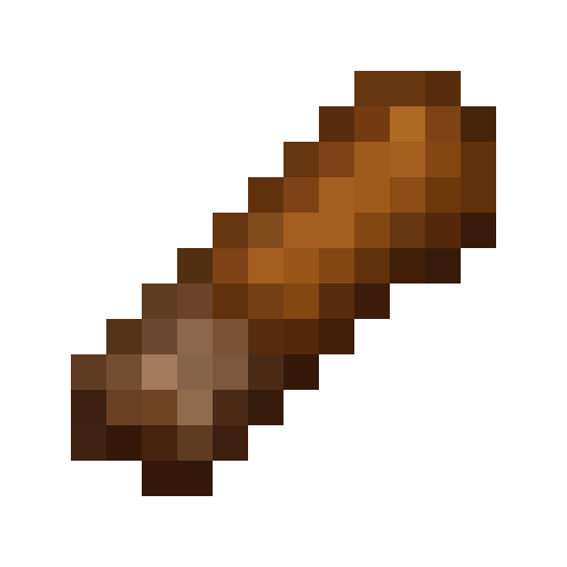 Brown Tobacco Blunt — a hemp Minecraft Item made with resourcepack.ai