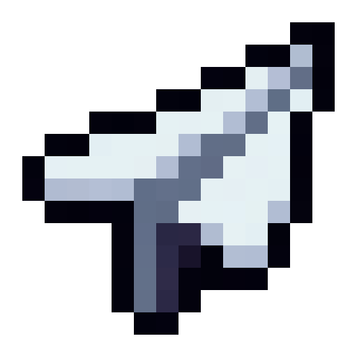 Paper Airplane — a decoration Minecraft Item (2D) made with resourcepack.ai
