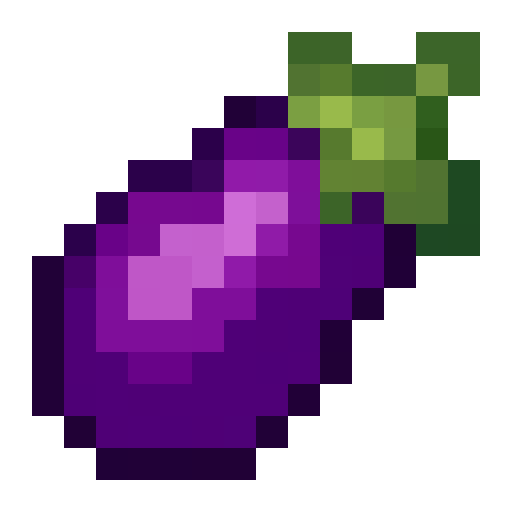 Purple Eggplant — a Minecraft Icon made with resourcepack.ai
