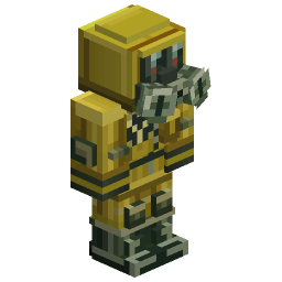 Hazmat Suit — a protective Minecraft Armor (3D) made with resourcepack.ai