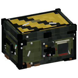 Military Supply Chest — a Minecraft Model made with resourcepack.ai
