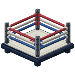 Championship Boxing Ring — a Minecraft Model made with resourcepack.ai