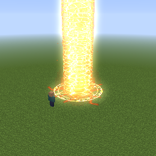 Pillar Of Light — a Minecraft VFX made with resourcepack.ai