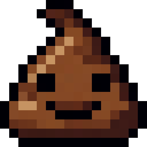 Smiling Poop Pile — a Minecraft Icon made with resourcepack.ai
