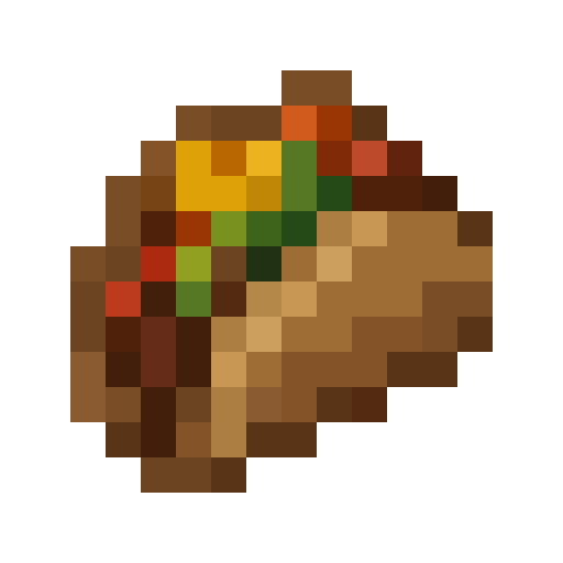 Supreme Taco — a Minecraft Item made with resourcepack.ai