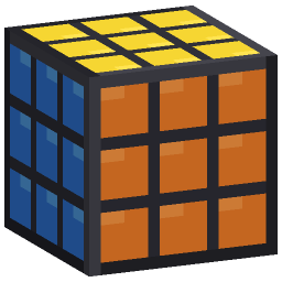 Classic Rubik's Cube — a Minecraft Model made with resourcepack.ai