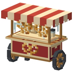Pretzel Cart — a Minecraft Model made with resourcepack.ai