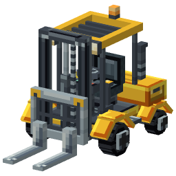 Industrial Forklift — a Minecraft Model made with resourcepack.ai