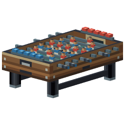 Foosball Table — a Minecraft Model made with resourcepack.ai