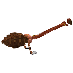 Harry Potter Broomstick — a brown Minecraft Model made with resourcepack.ai