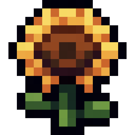 Sunflower — a Minecraft Item (2D) made with resourcepack.ai