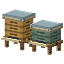 Beehive Boxes — a Minecraft Model made with resourcepack.ai