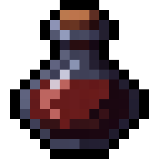 Dragon Breath Bottle — a Minecraft Item (2D) made with resourcepack.ai