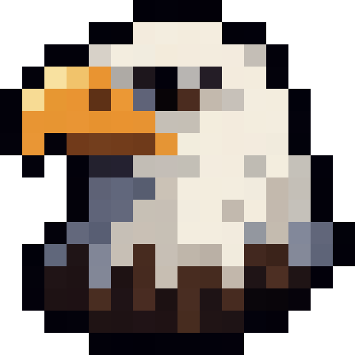 Bald Eagle Head — a Minecraft Item (2D) made with resourcepack.ai