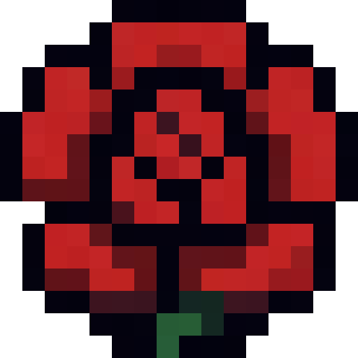 English Rose — a Minecraft Item (2D) made with resourcepack.ai