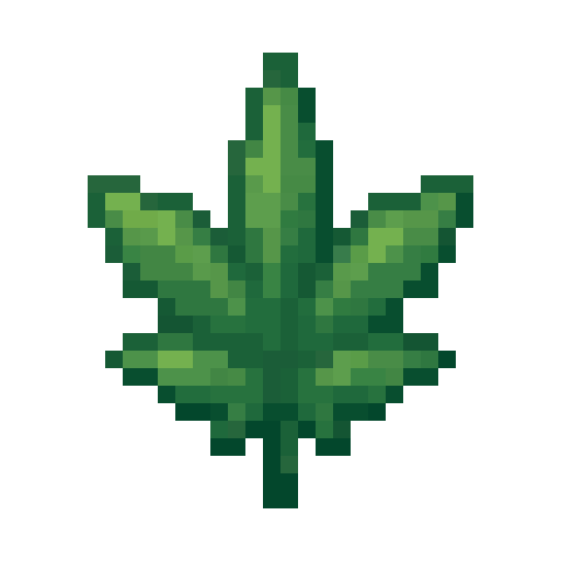 Marijuana Plant — a hemp Minecraft Item made with resourcepack.ai