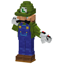Luigi — a Minecraft Model made with resourcepack.ai