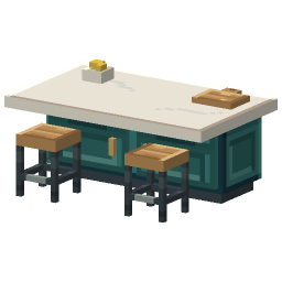 Kitchen Island — a Minecraft Model made with resourcepack.ai
