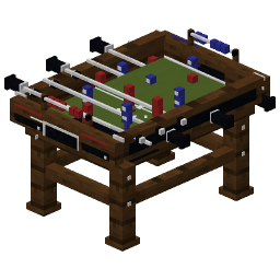 Foosball Table — a Minecraft Model made with resourcepack.ai