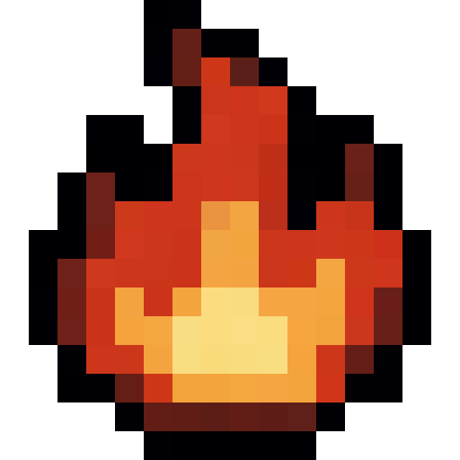 Fire Icon — a Minecraft Icon made with resourcepack.ai