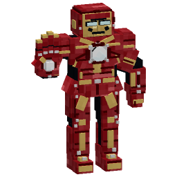 Iron Man — a Minecraft Model made with resourcepack.ai