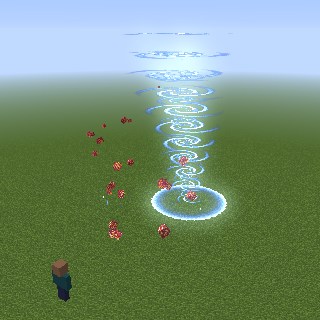 Tornado Spell Effect — a Minecraft VFX made with resourcepack.ai