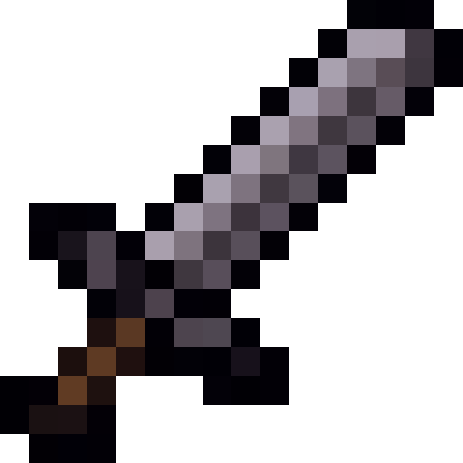 Netherite Sword — a Minecraft Item (2D) made with resourcepack.ai