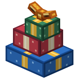 Stacked Ribbon Gifts — a Minecraft Model made with resourcepack.ai