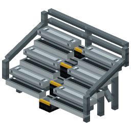 Three Tier Bleachers — a Minecraft Model made with resourcepack.ai