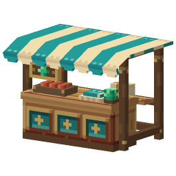Player Shop Stall — a Minecraft Model made with resourcepack.ai