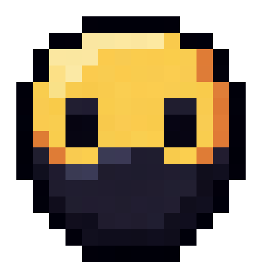 Yellow Mask Emoji — a Minecraft Icon made with resourcepack.ai