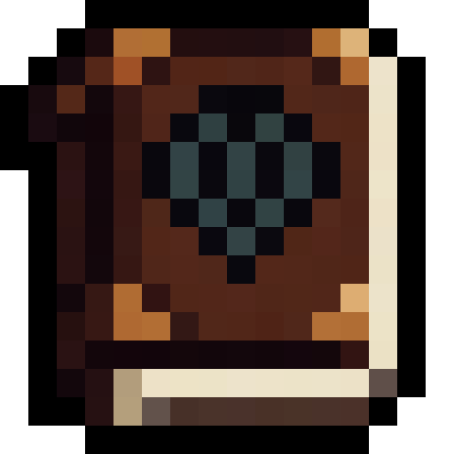 Tom Riddle's Diary — a book Minecraft Item (2D) made with resourcepack.ai