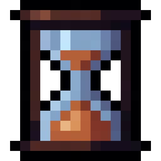 Hourglass — a Minecraft Item (2D) made with resourcepack.ai