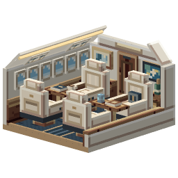 Private Jet Interior — a Minecraft Model made with resourcepack.ai