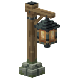 Old Street Lantern — a Minecraft Model made with resourcepack.ai