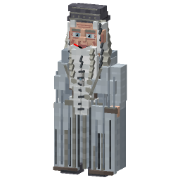 Realistic Dumbledore — a Minecraft Model made with resourcepack.ai