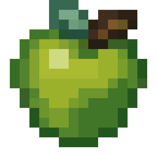 Green Apple — a Minecraft Icon made with resourcepack.ai
