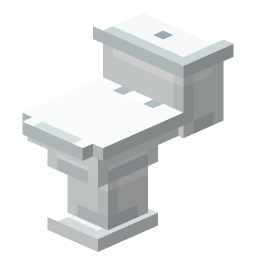 White Toilet — a Minecraft Model made with resourcepack.ai