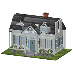 Typical American House — a realistic Minecraft Model made with resourcepack.ai