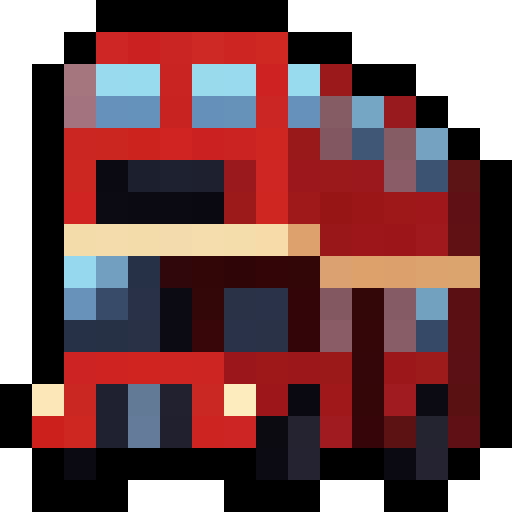 Red Double Decker Bus — a Minecraft Item (2D) made with resourcepack.ai