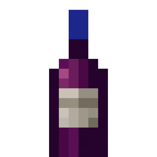 Wine Bottle — a medieval Minecraft Item made with resourcepack.ai